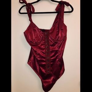 Dolls Kill Corset Bodysuit